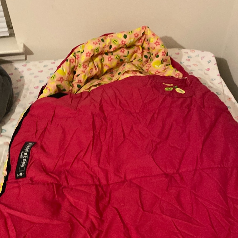 Girls sleeping bag  kindercone 30 F